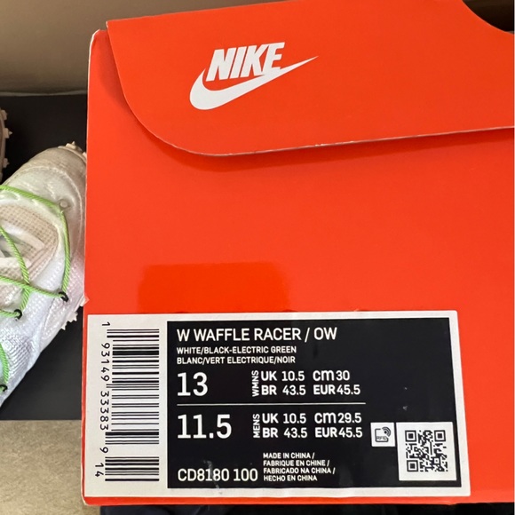 Off-White Waffle Racer Women’s Size 13 Men’s Size 11.5 - Picture 2 of 10